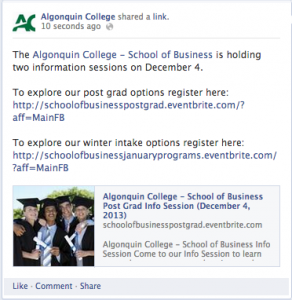 Facebook Timeline photo example