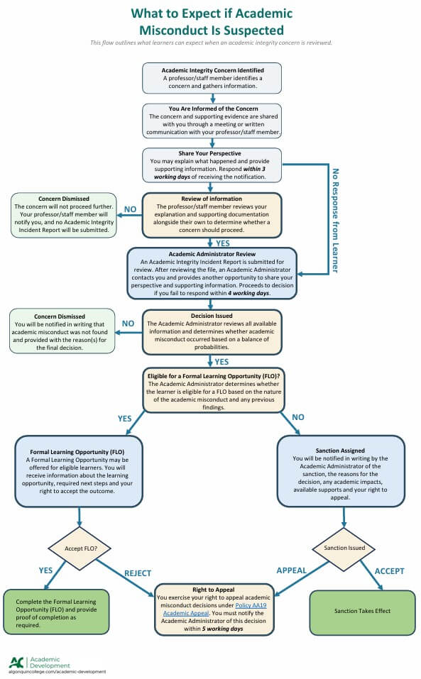 Academic Integrity Misconduct Learner Experience