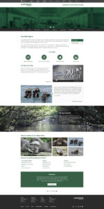 Sample layout option one for new department landing page template (2024)