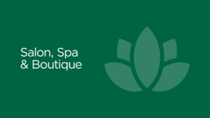 Salon, Spa & Boutique Logo with a Flower