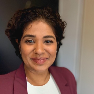 Smiling female professor Niki Wagh