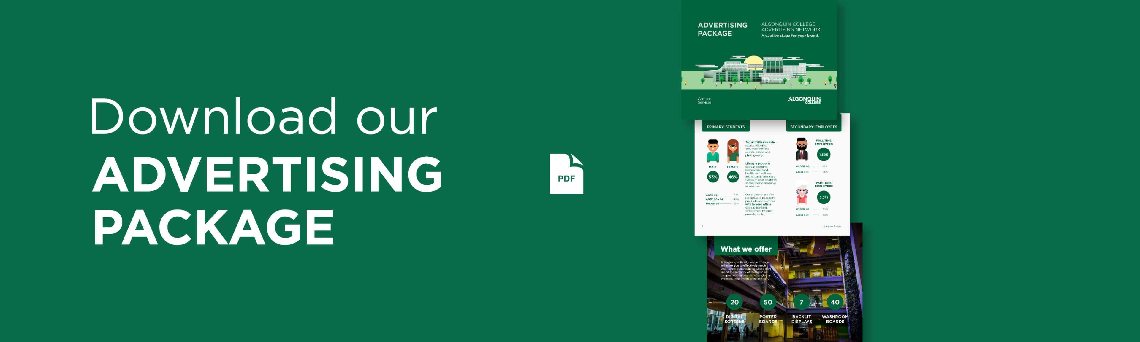 Download our advertising package