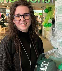 Sydney D. - winning student