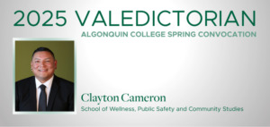Valedictorian Clayton Cameron