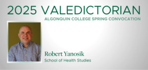 Valedictorian Robert Yanosik