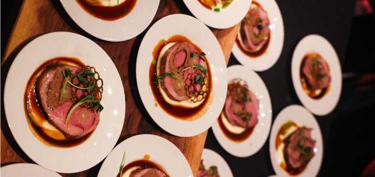 An example of one of the dishes created at the event.