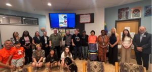 Group photo for participants at International Day of the World's Indigenous Peoples