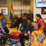 AC Day 1 Winter Intake - drumming circle