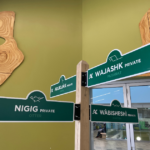 New street names, four-way street sign.