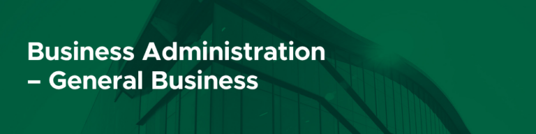 Business Administration – General Business