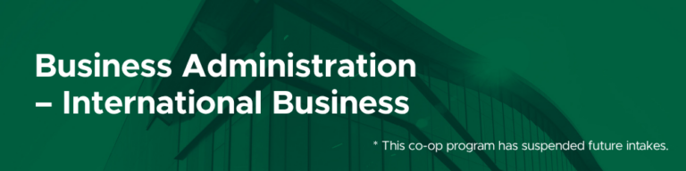 Business Administration – International Business