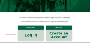 Log in screen of AC360