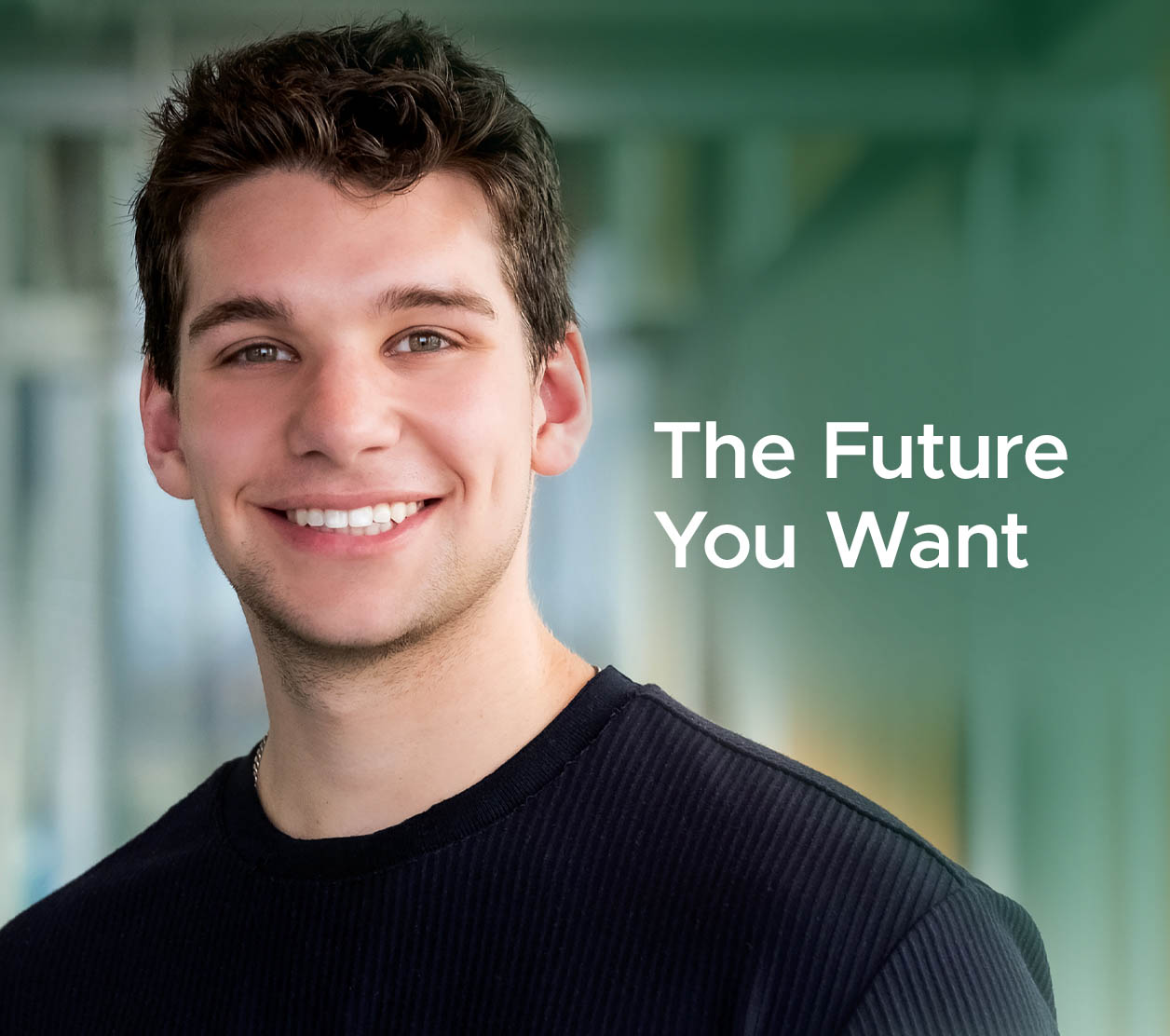 portrait of Paul on campus