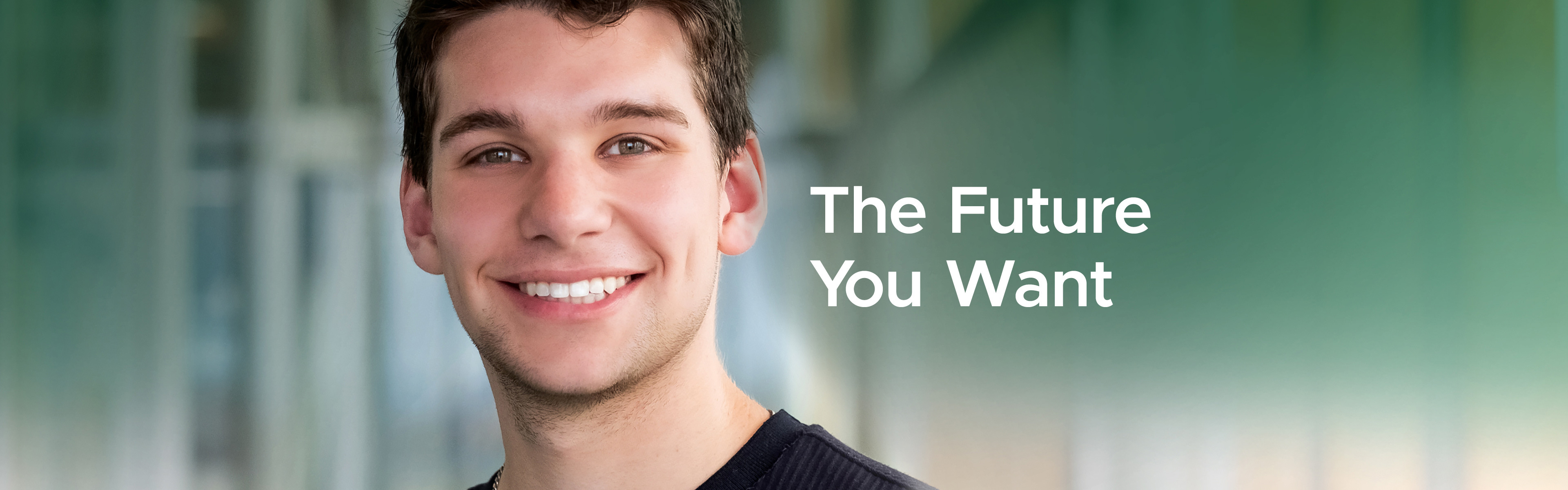 portrait of Paul on campus