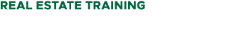 Real Estate Training