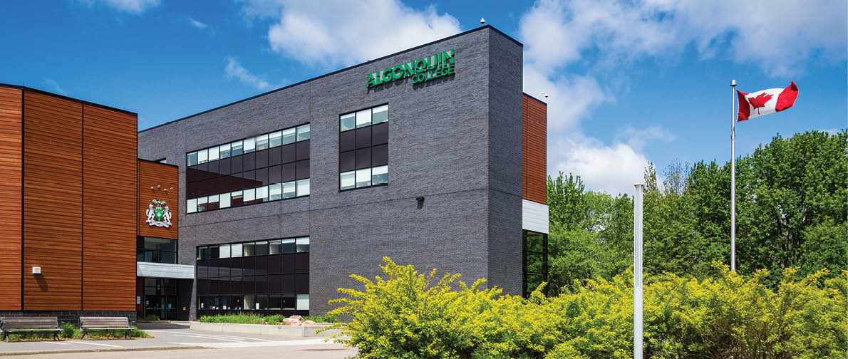 A large building with a green sign on the side. AI generated content