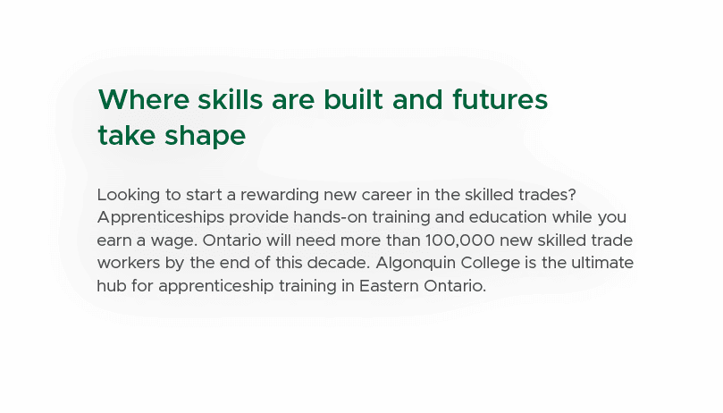 Where skills are built and futures take shape Looking to start a rewarding new career in the skilled trades? Apprenti...