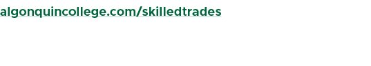 algonquincollege.com/skilledtrades