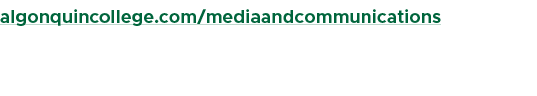 algonquincollege.com/mediaandcommunications
