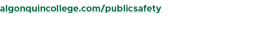 algonquincollege.com/publicsafety