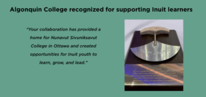Honour received from NS College