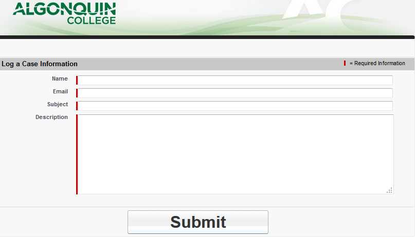 ITS Help Centre - submit a support case