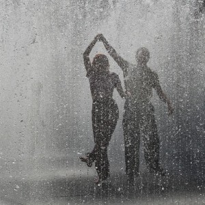 dancing in the rain