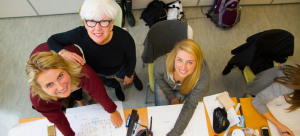 Student looking into the camera