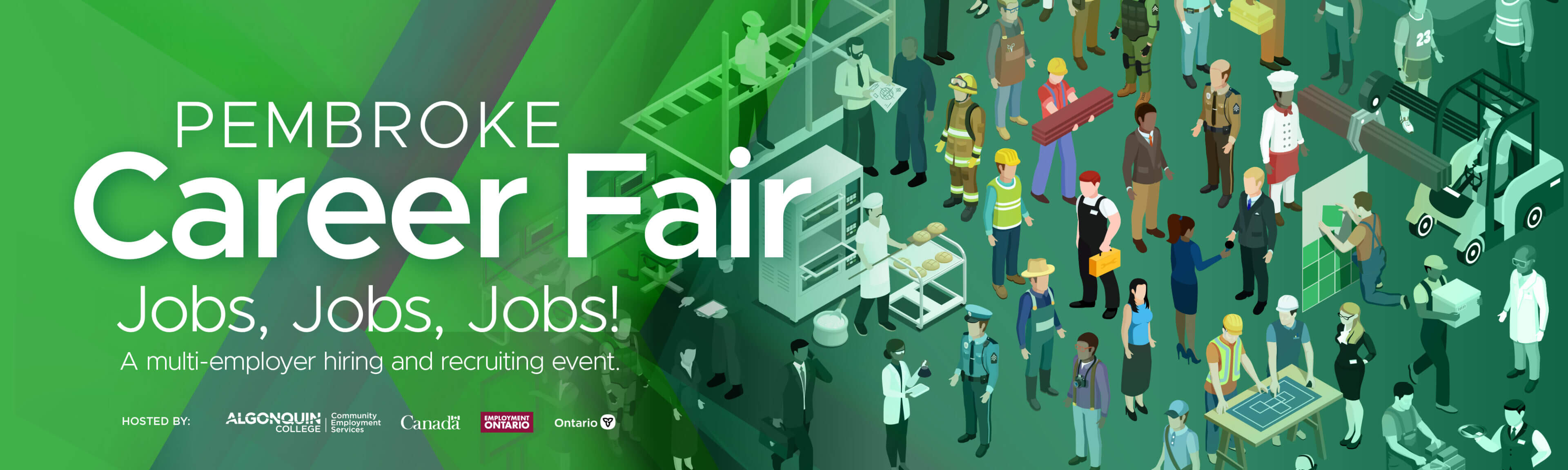 CAREER FAIR! November 20th 2024. 170 Ellis Avenue in Pembroke