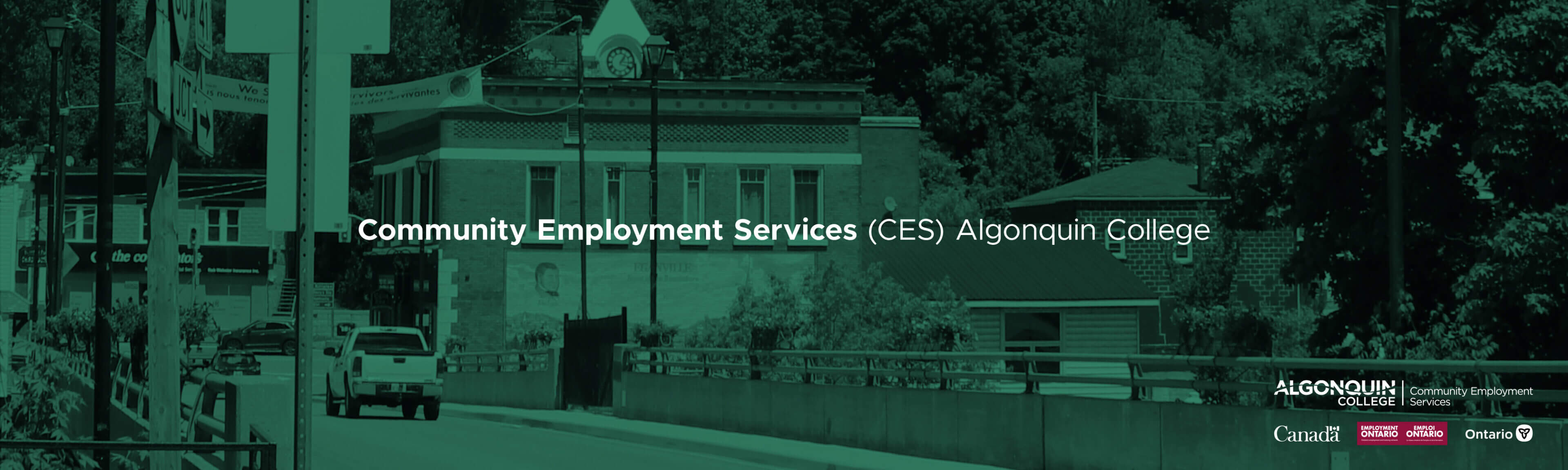 Community Employment Services Algonquin College bridge in Eganville