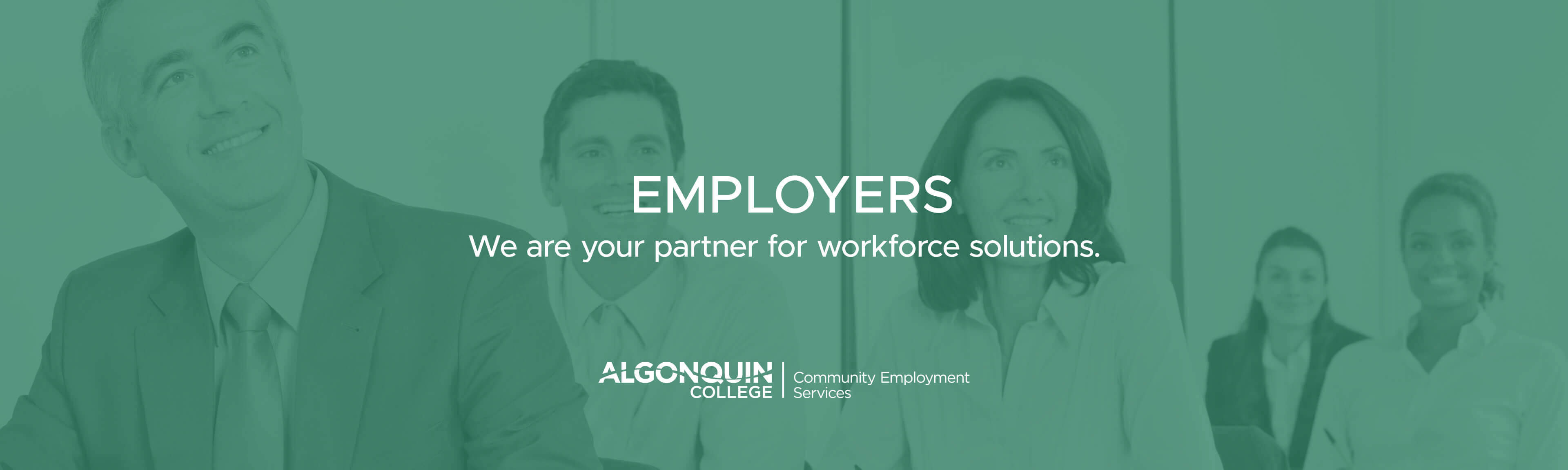 Employer services banner Employers - We are your partner for workforce solutions