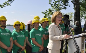 President Jensen speaks at Boardwalk