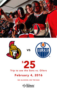 A detailed shot of the Ottawa Senators jersey