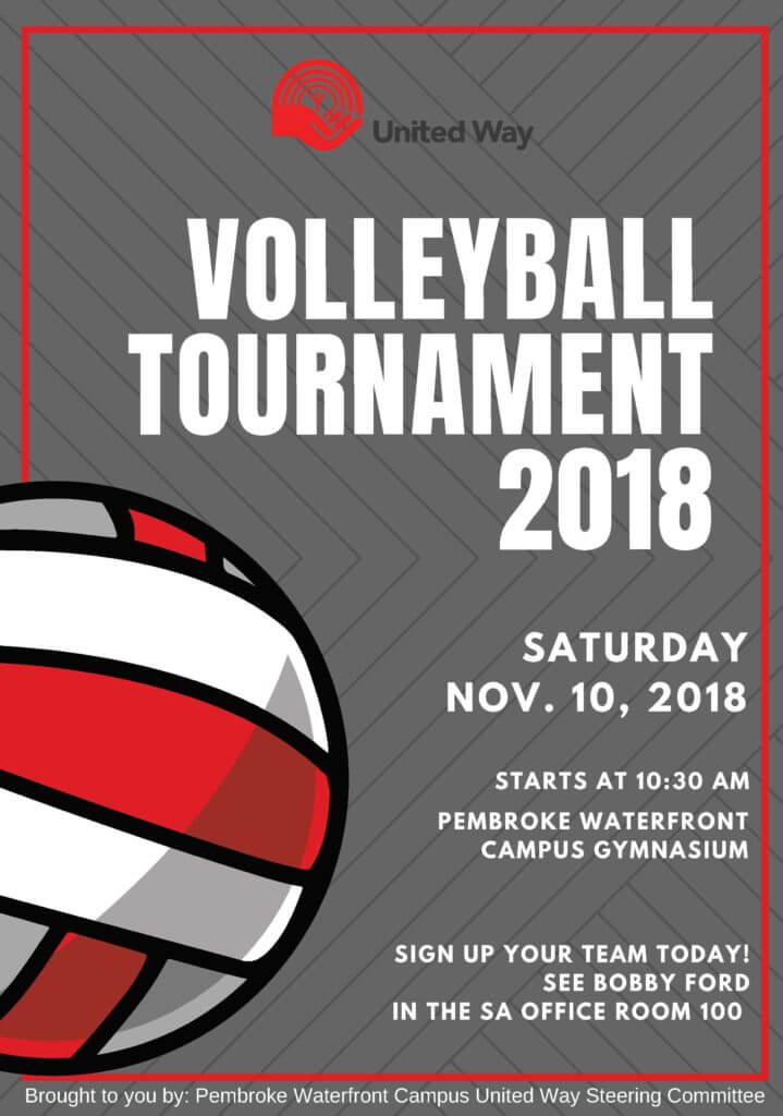 United Way Volleyball Tournament, Algonquin College, Pembroke Campus