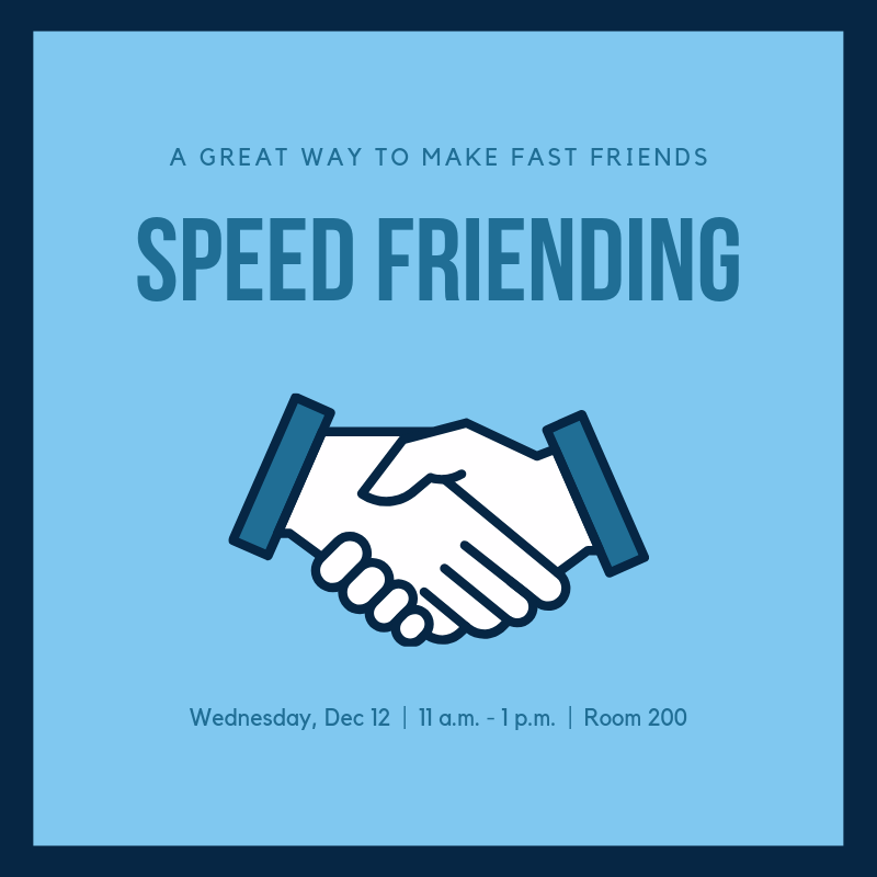 Speed Friending, Algonquin College, Pembroke Campus