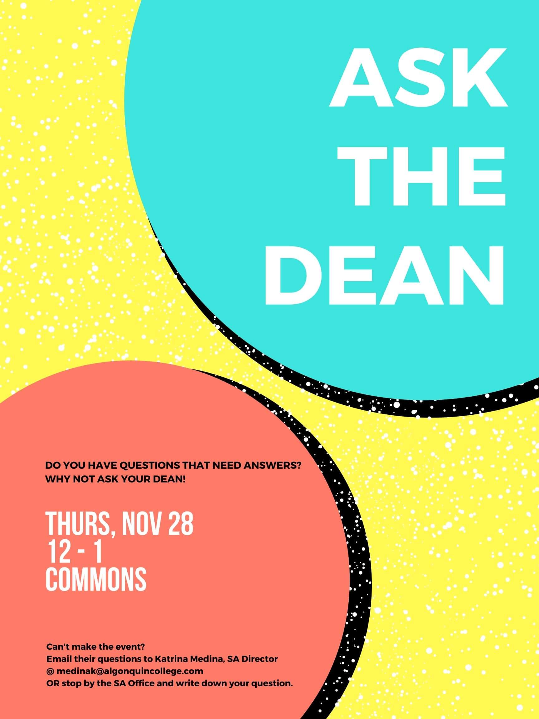 Ask The Dean, Algonquin College, Pembroke Campus