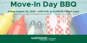 Weather you're moving to Pembroke from out of town or are a long-time local, come to the Move-In Day BBQ for some delicious free food!