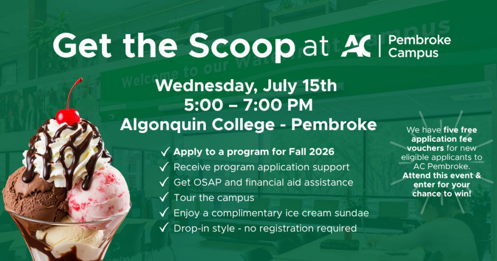 Thinking about starting college this fall? Join us for our Ice Cream Social Application Night! 