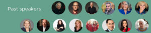 AC Speaker Series past event speakers showing their headshots