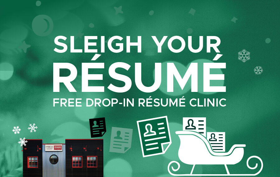 Drop-in Résumé Clinic on December 18