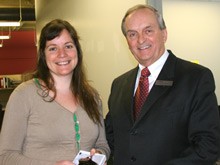 Award recipient Jessia Brown