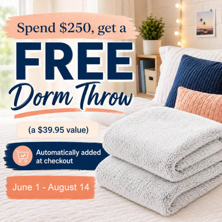 Dorm throw promotion