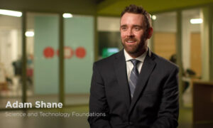 Adam Shane speaking about the program