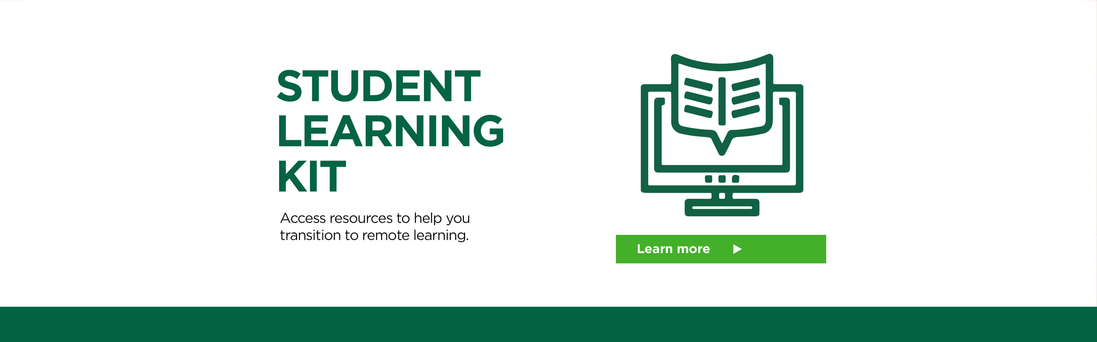 Student Learning Kit Banner