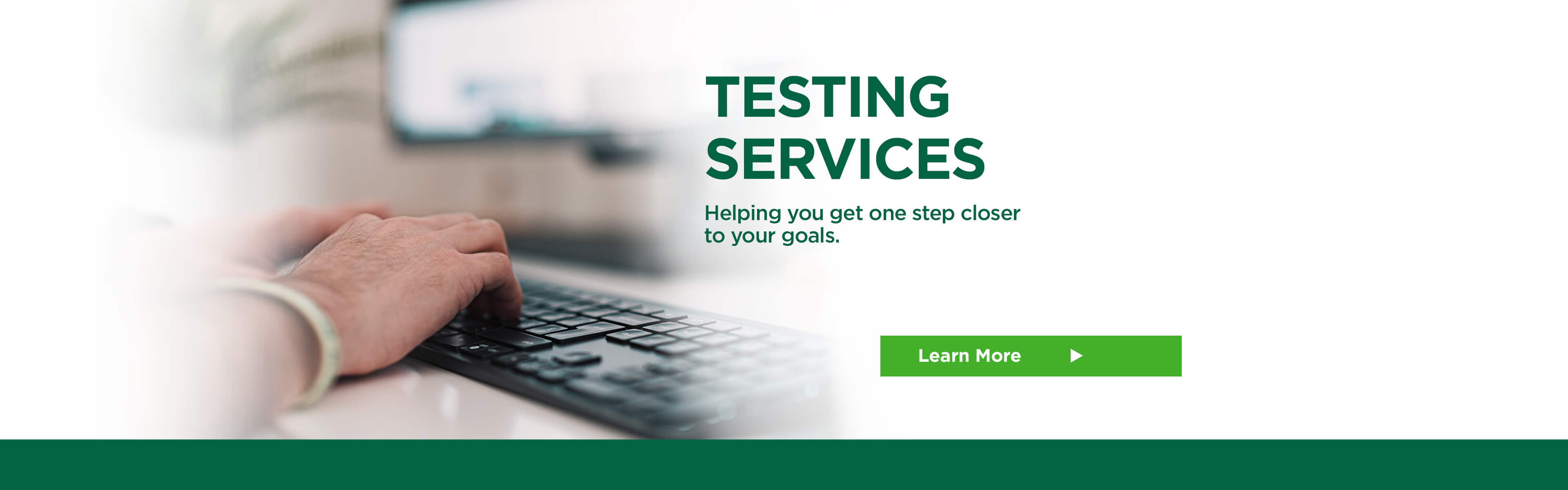 Testing Services Homepage Banner