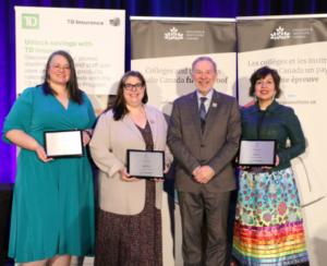 Kathleen Ramsay, Sara-Lynne Levine, Claude Brule and Anita Tenasco at the CICAN Excellence Awards